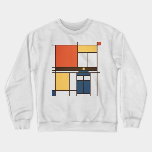 Mondrian Who Crewneck Sweatshirt by perdita00